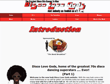 Tablet Screenshot of discolovegods.com